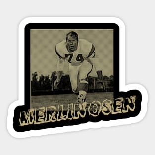 merlinosen// black white design T-Shirt Sticker